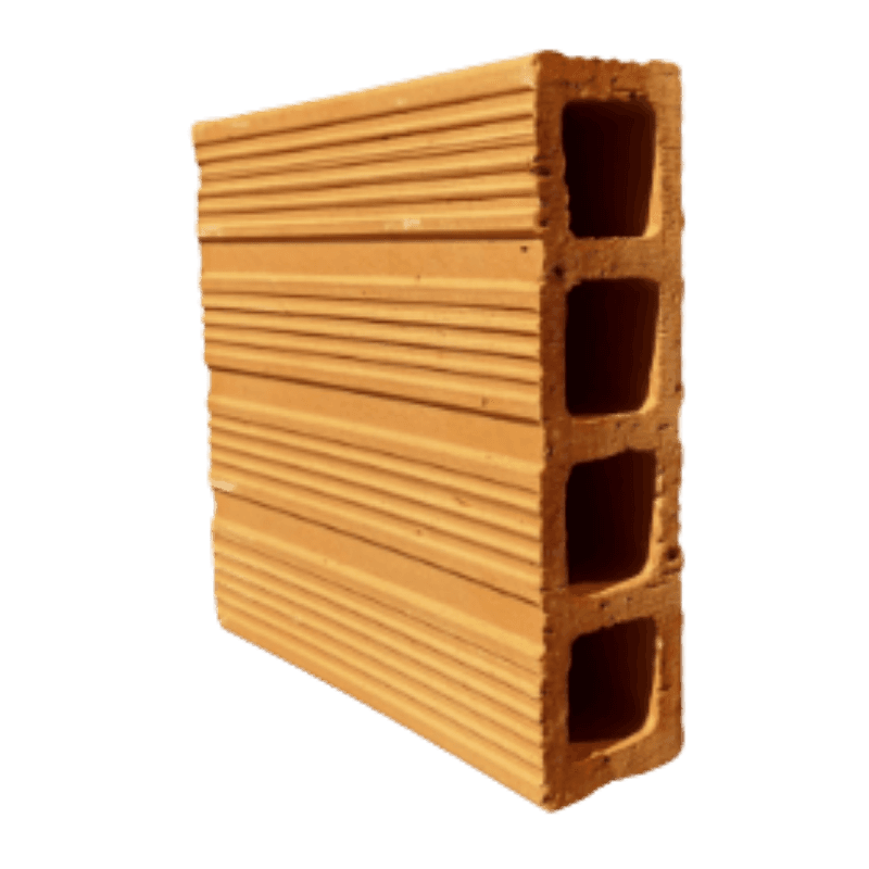 Tijolo 4 Furos 5 x 19 x 19 cm